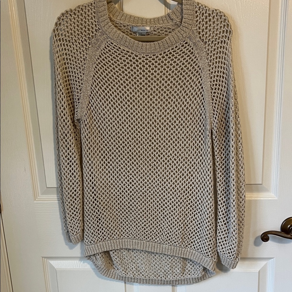 WD.NY Light Taupe Knit Sweater